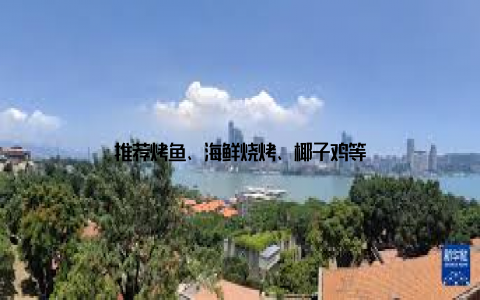 推荐烤鱼、海鲜烧烤、椰子鸡等