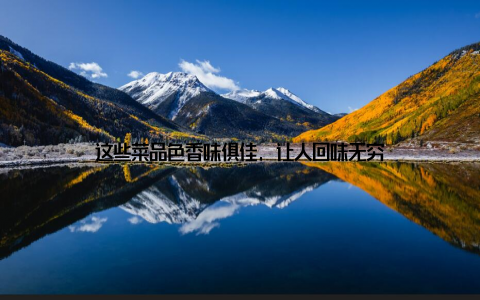 这些菜品色香味俱佳, 让人回味无穷