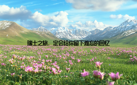 瑞士之旅, 定会给你留下难忘的回忆