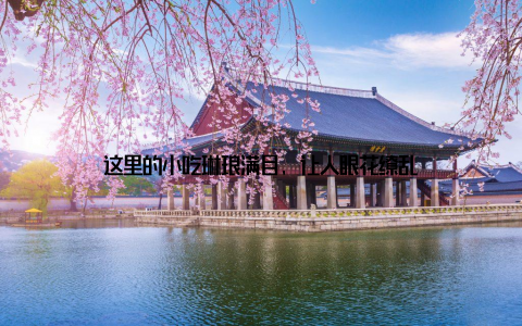 这里的小吃琳琅满目, 让人眼花缭乱