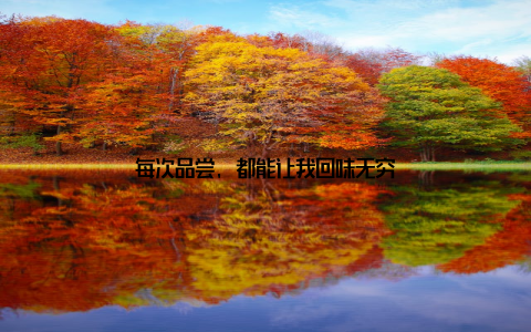 每次品尝, 都能让我回味无穷